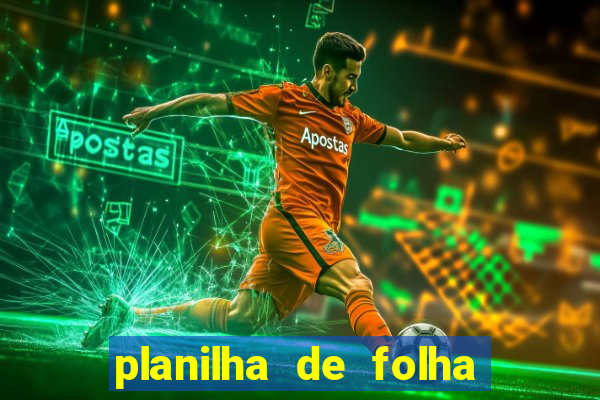 planilha de folha de pagamento